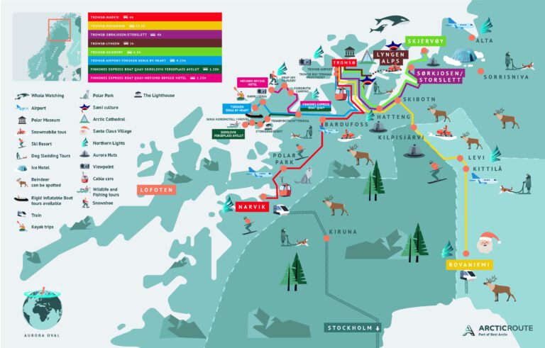 The Arctic Route In Norway Finland And Sweden In Winter Best Arctic