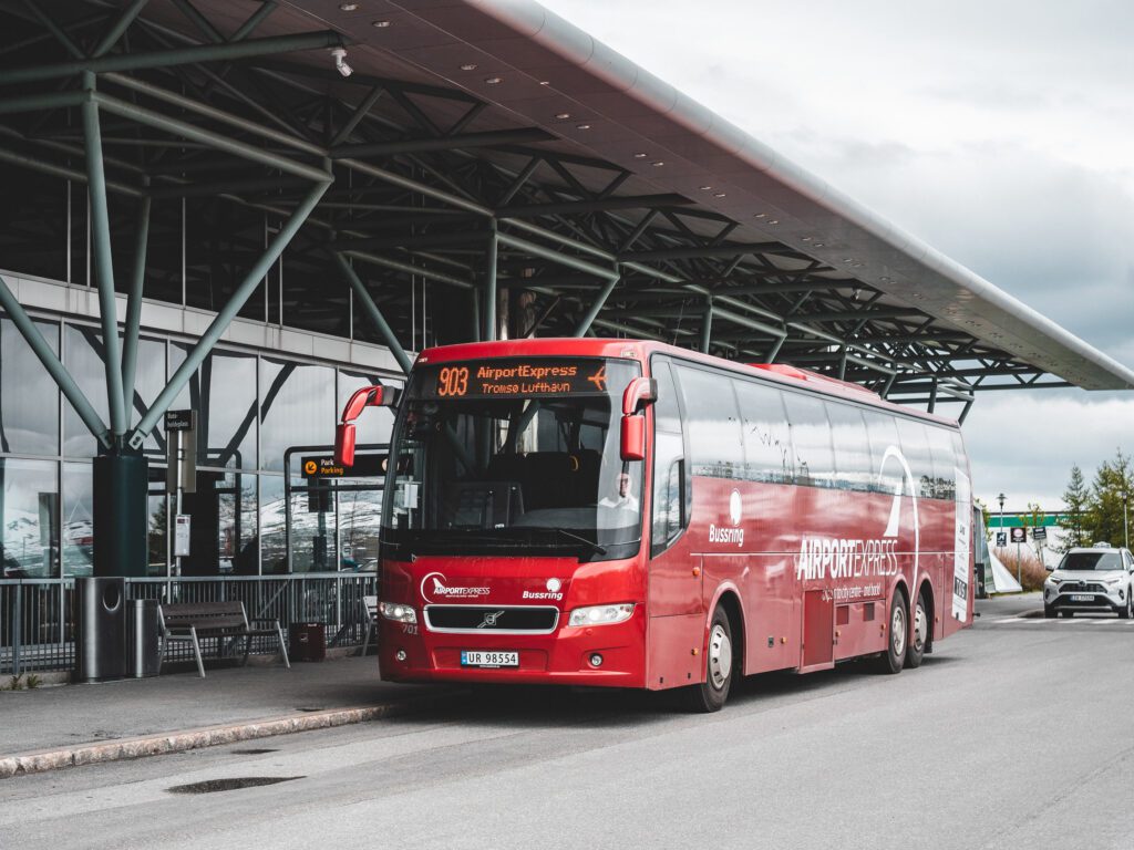 Airport Express outside Tromsø Airport