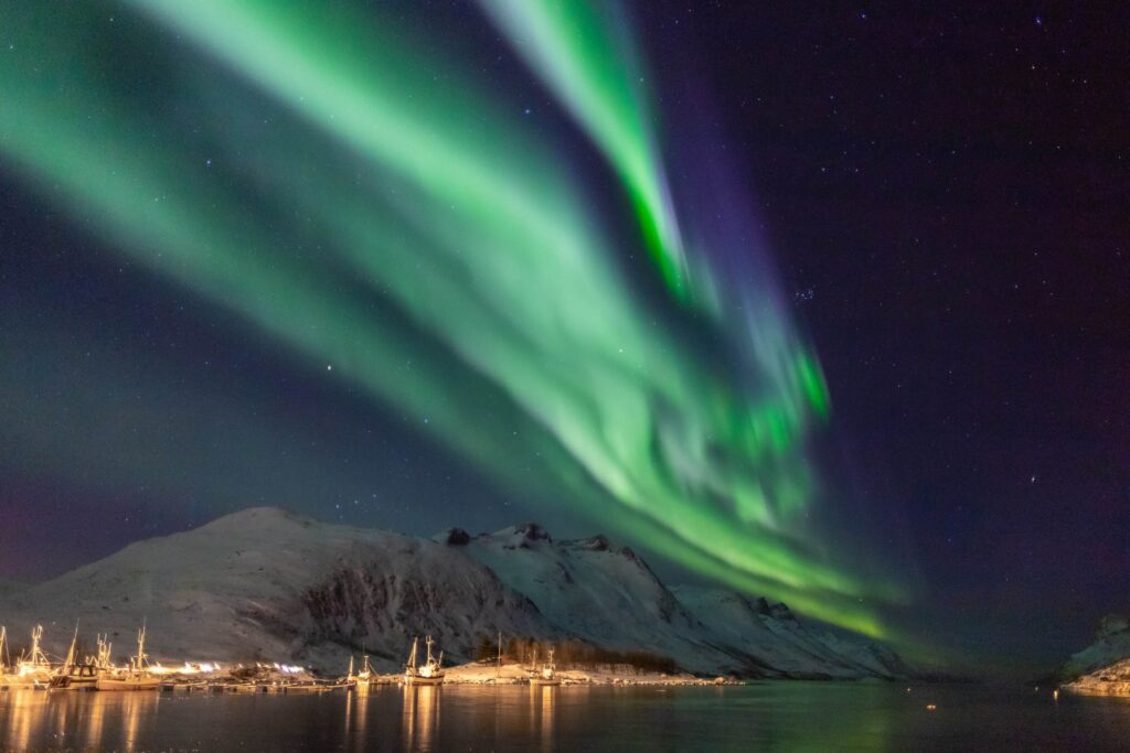 Aurora in the sky in Tromsø
