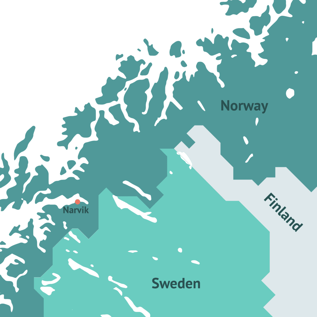 Map of Narvik