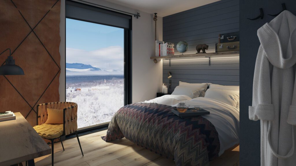 Inside of a hotel in Finland (Cahkal Hotel)
