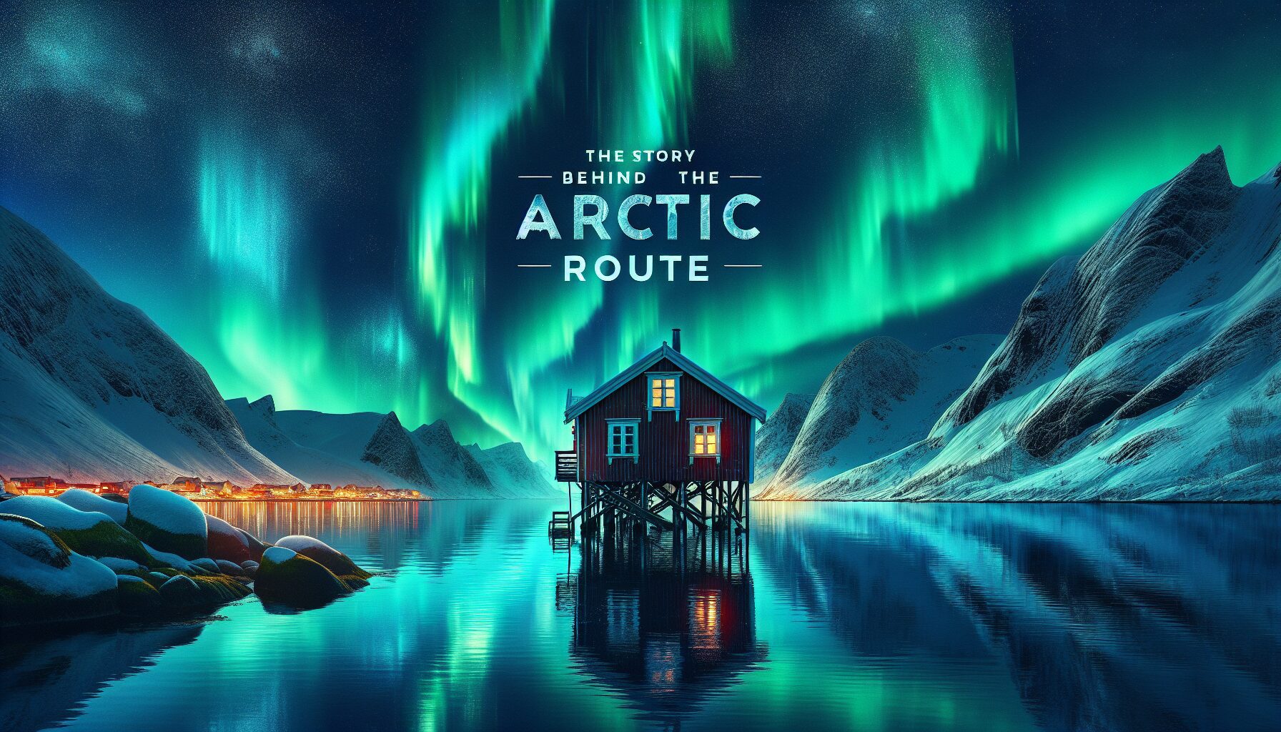 The Arctic Route photo generated by AI