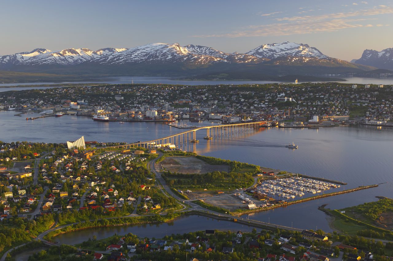 Tromsø city in Norway