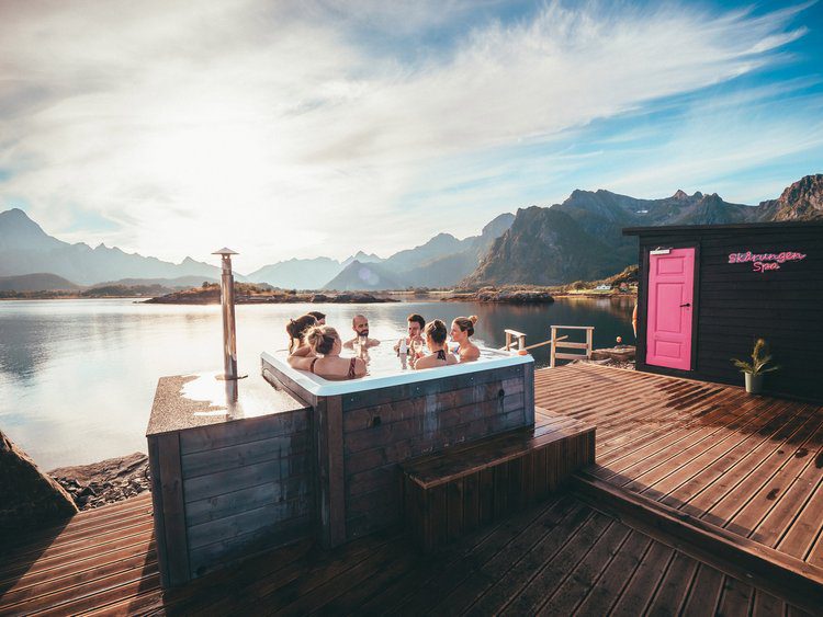 Sauna and jacuzzi skårungen lofoten