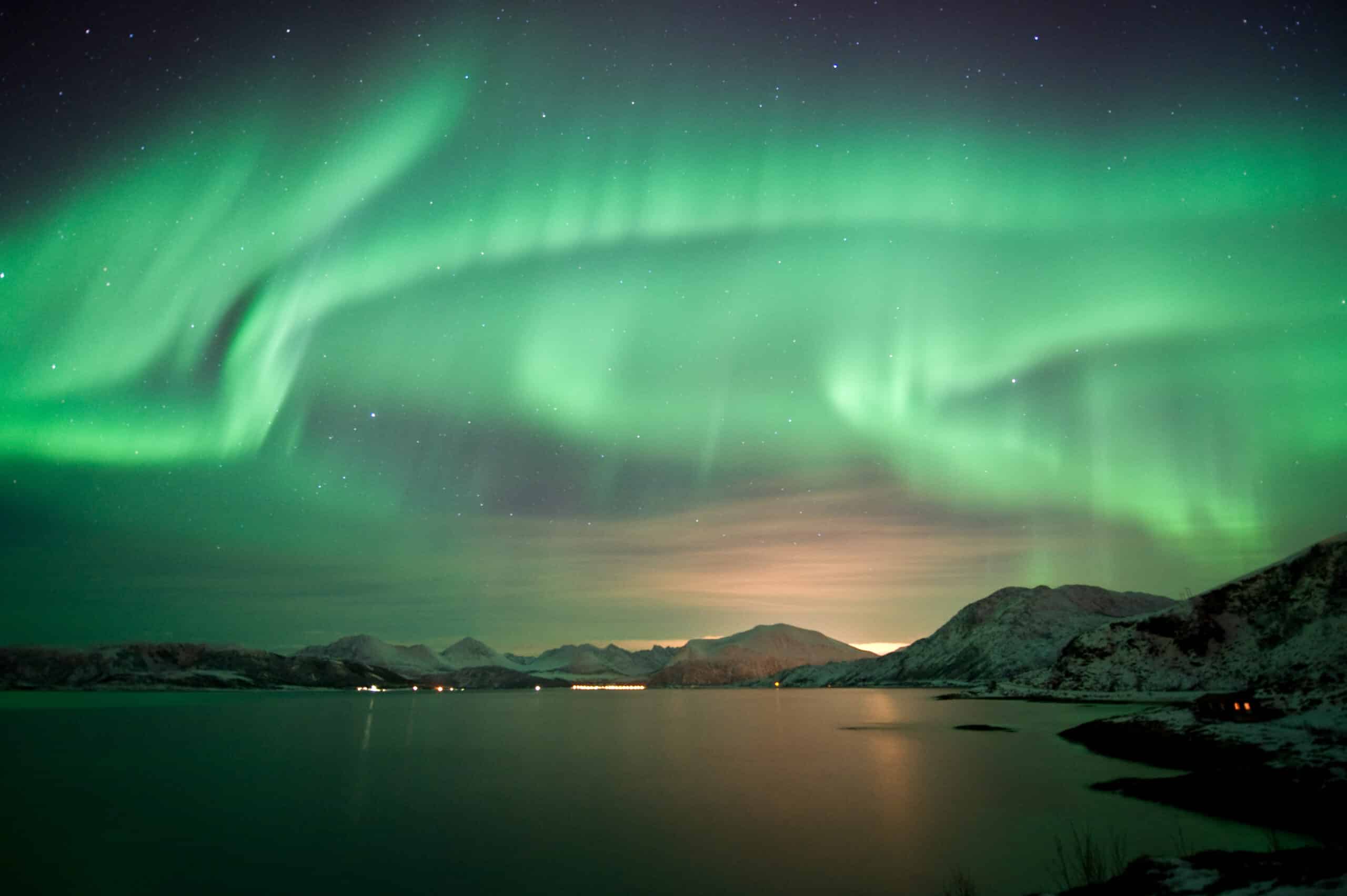 Northern Lights Chase by boat