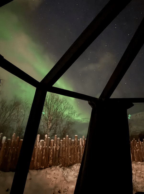 Sleep under the northern lights in an Aurora Hut