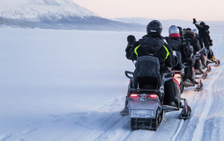 Snowmobile Safari in Finnish Lapland, from Tromsø