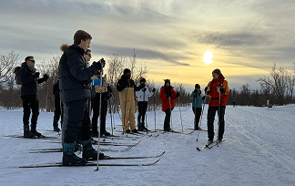 Guided cross country ski trip in Tromsø – beginner ski course