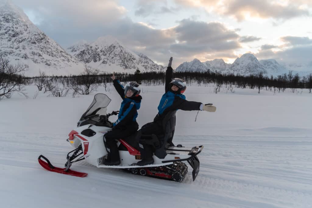 Eco-Friendly Electric Snowmobile Excursion