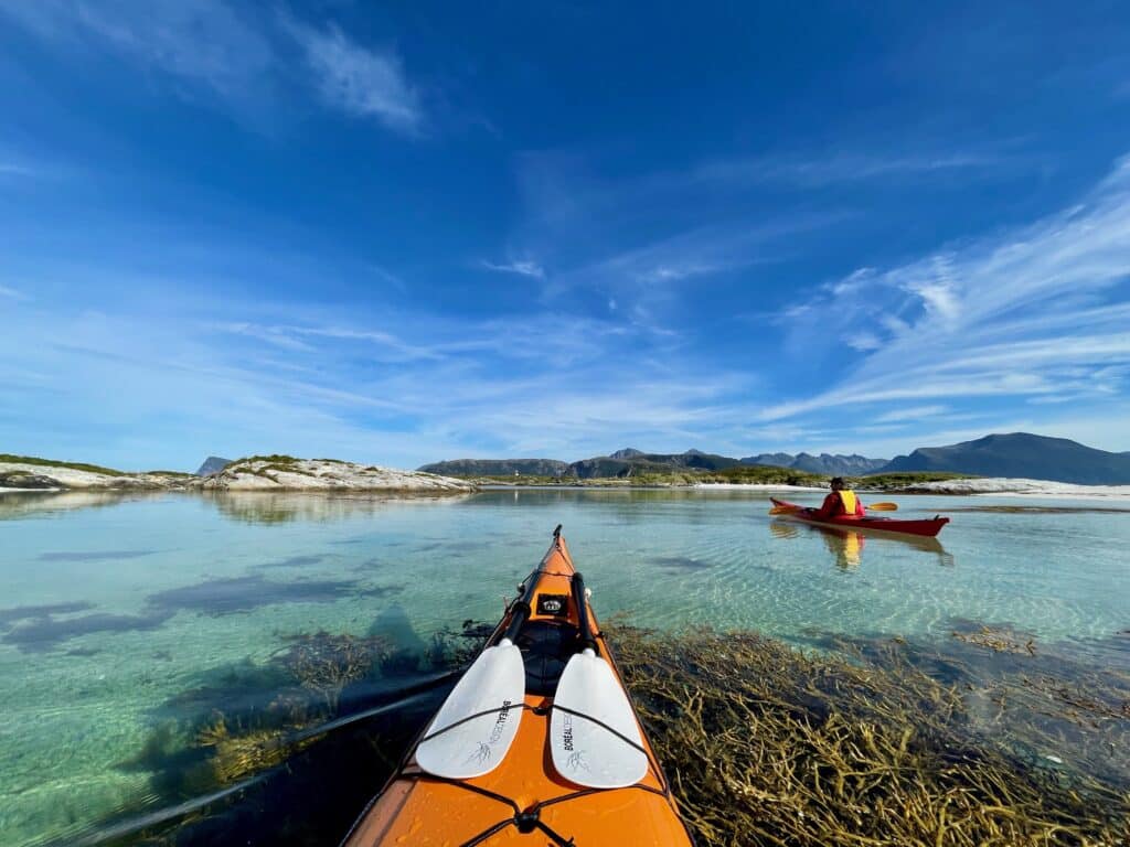 Guided Sea Kayaking Afternoon Tour at Sommarøy, excluding transfer