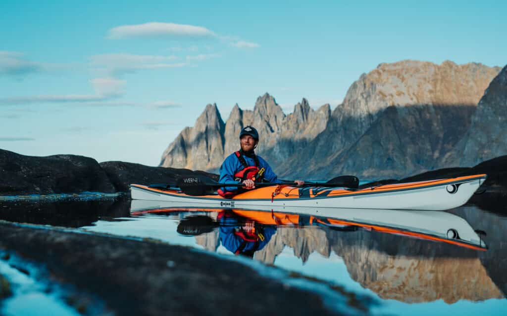 Kayak tour Senja – evening