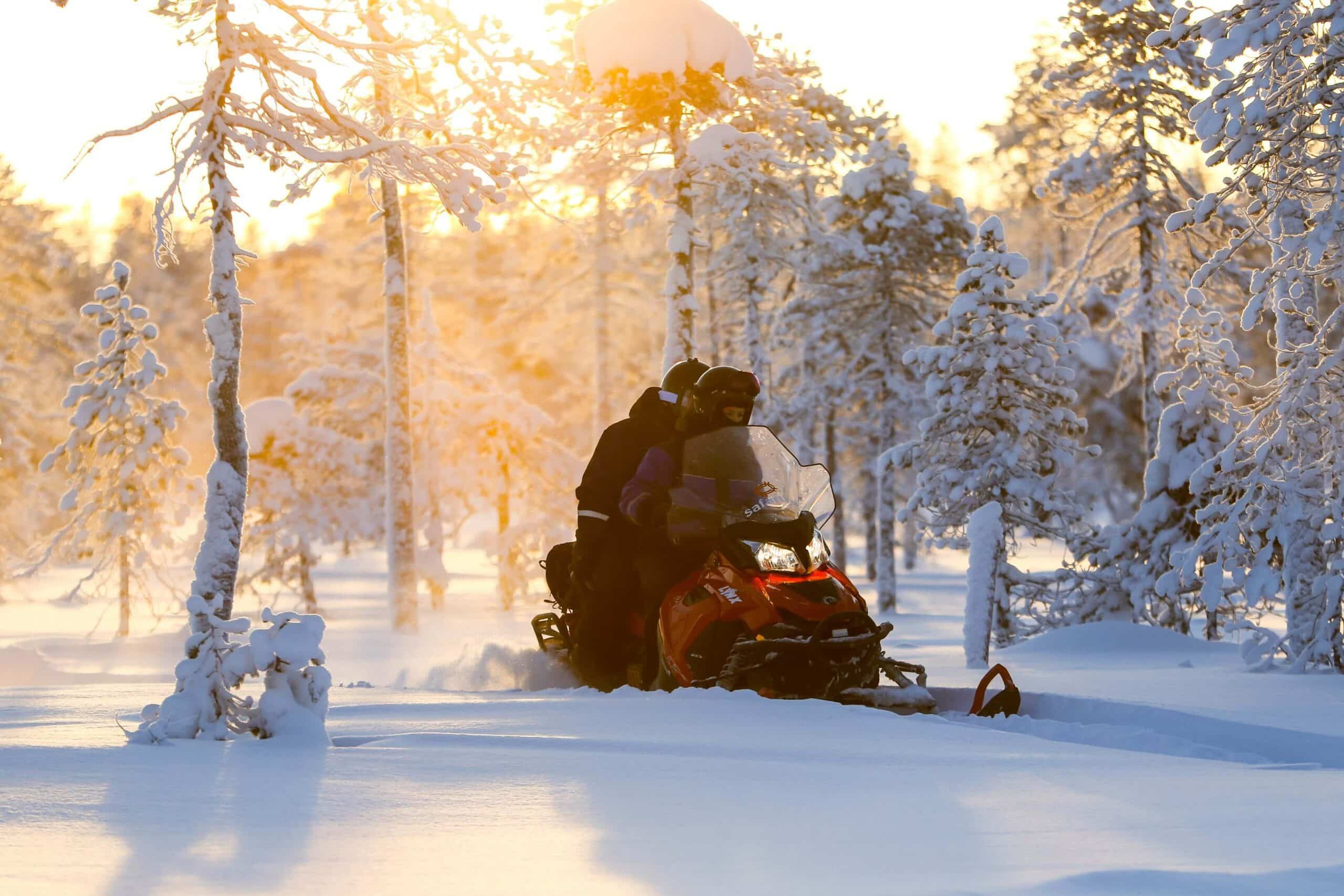 Visit Ice hotel by Snowmobile