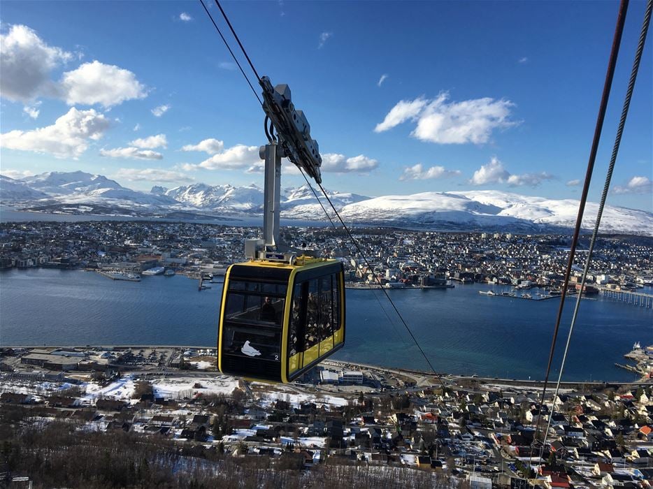 Fjellheisen Cable Car – Round Trip Ticket