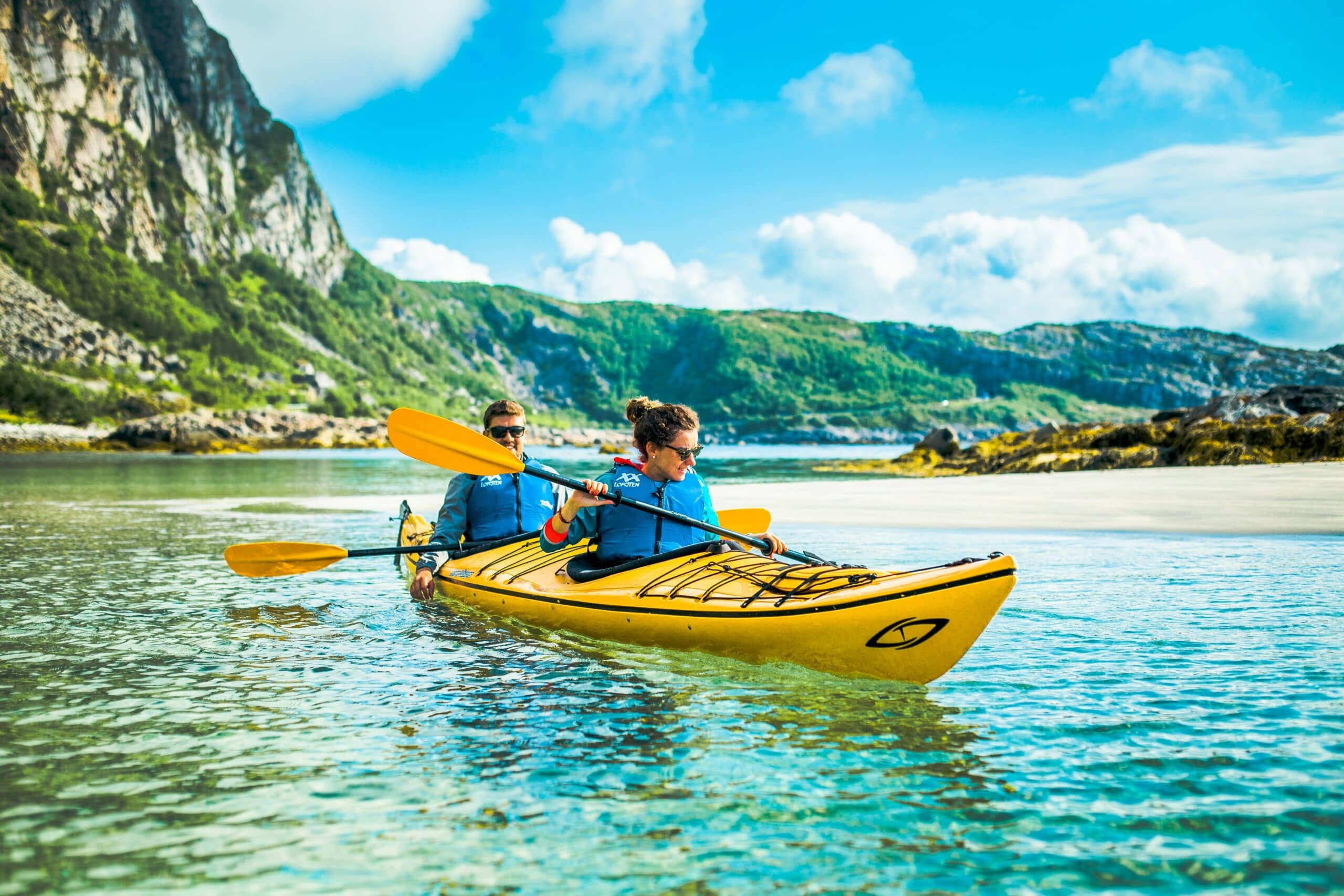 Sea kayaking in Svolvær