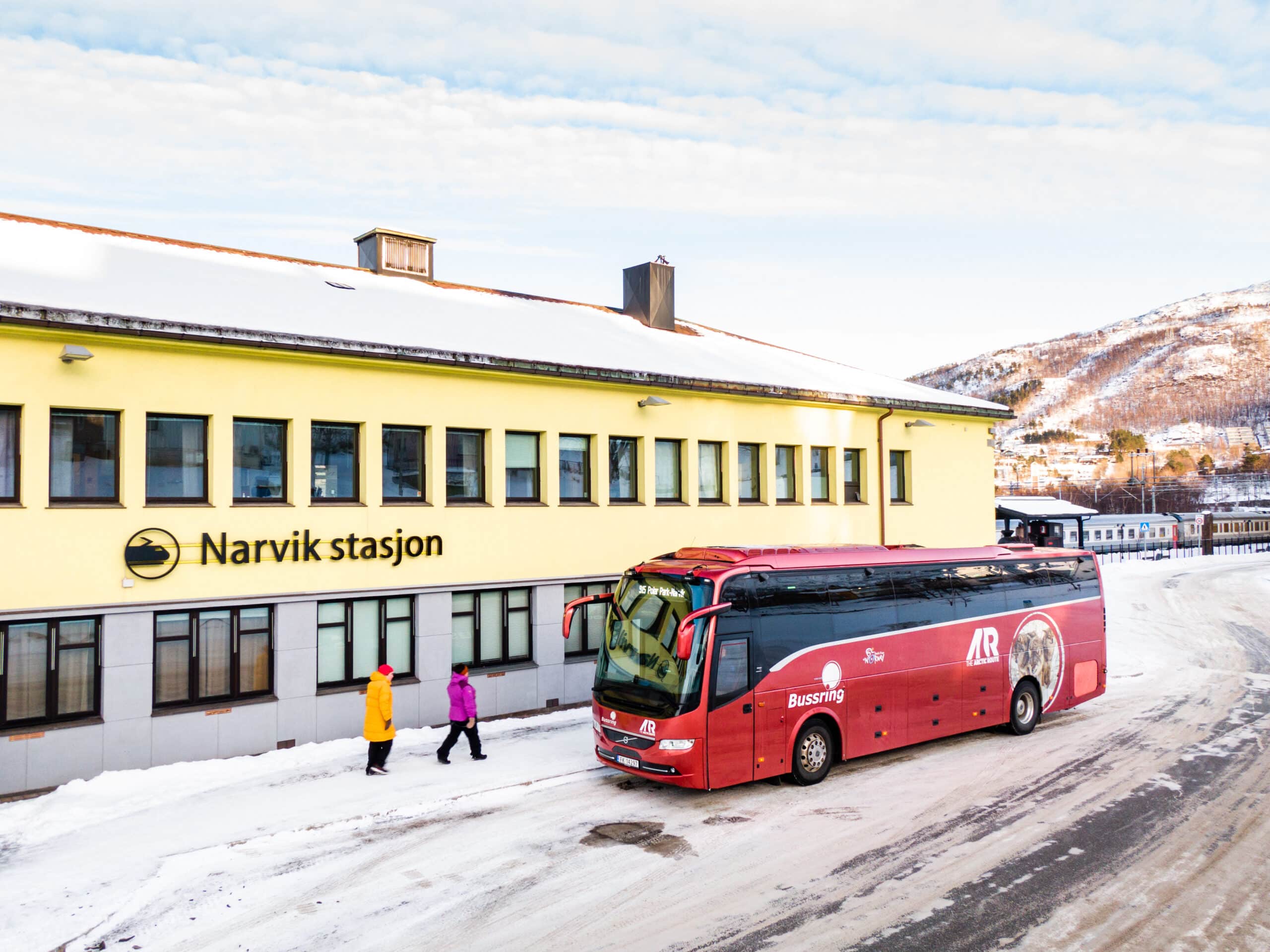 Bus between Tromsø and Narvik