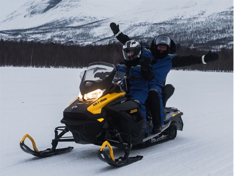 Snowmobiling with Heggeli Adventures