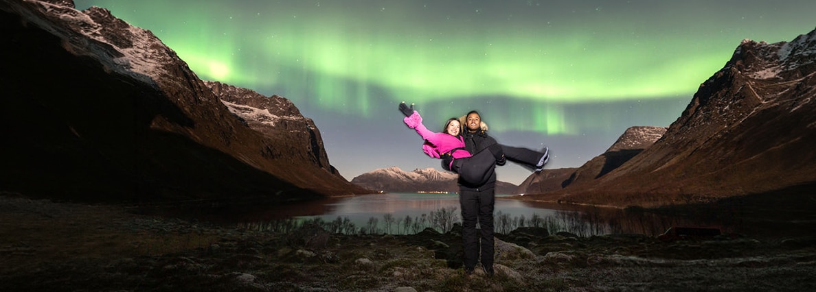 Best northern light tours in Tromsø for couples