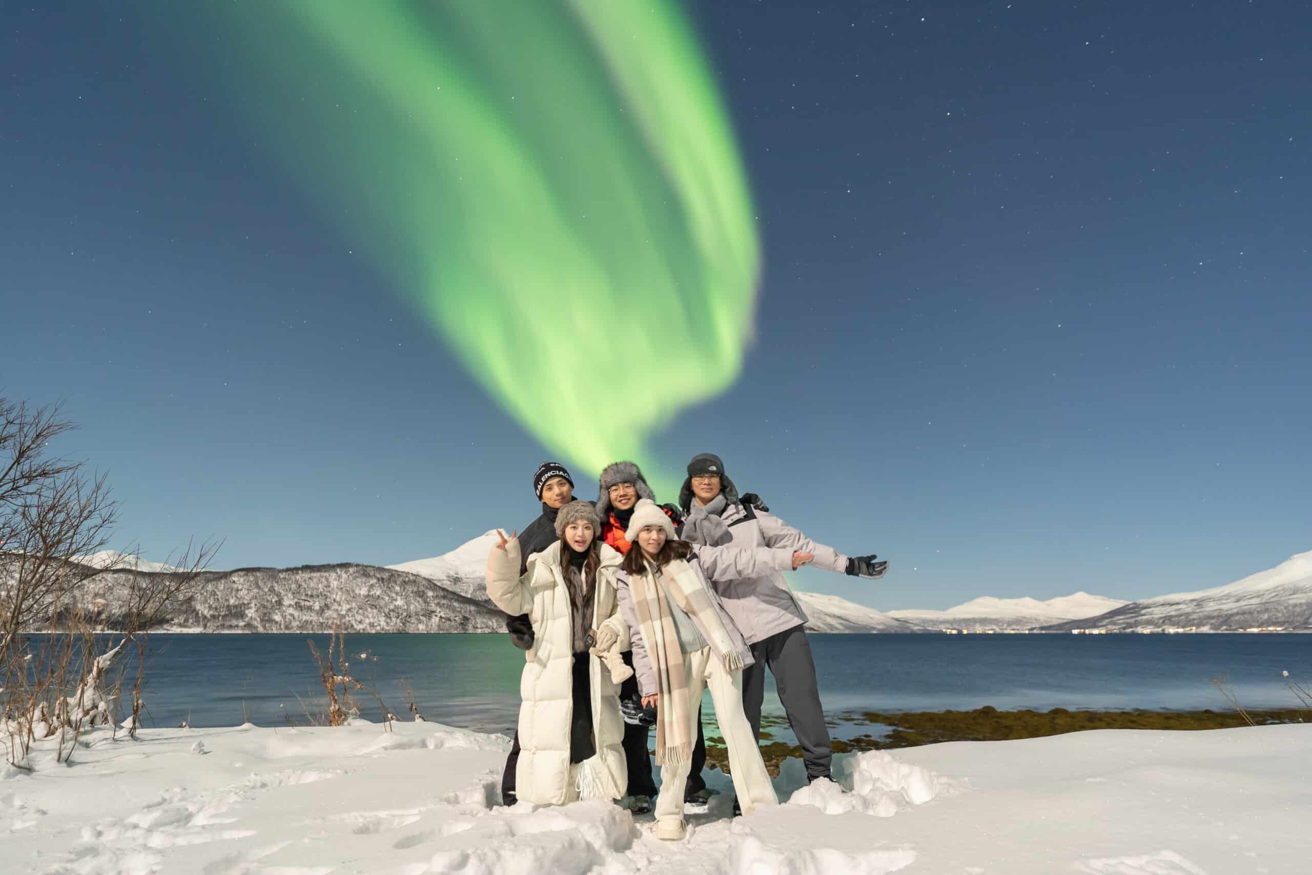 Die besten Nordlicht-Touren in Tromsø für Freundesgruppen
