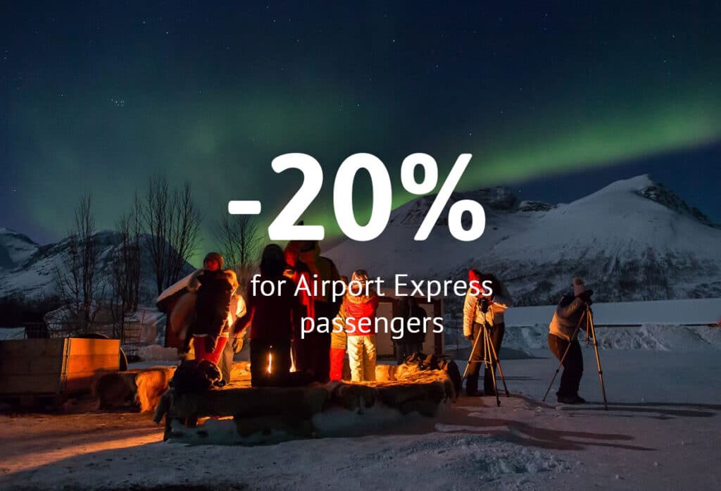 -20% OFF – Airport Express + Aurora Safari Chase by big bus